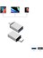 Macbook / iPhone 15 Uyumlu Type-C - USB 3.0 Otg USB Flash Driver Klavye Mouse Konsol Flash Bellek Dönüştürücü Çevirici Adaptör (2 Adet) 2