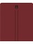 Çift Çizgi Tasarımlı 5mm Kauçuk Yoga Mat Pilates Mat Bordo 1