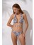 Aksesuarlı Boyundan Bağlamalı Uzun Üçgen Bikini Takımı 1