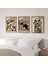 Ahşap Çerçeveli Modern Duvar Tablosu 3'lü Set. Pablo Picasso Minimal Duvar Sanatı. 2