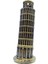 Vintage Metal Italya Pisa Kulesi Biblo Antik Bronz 18 cm 5