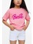 Kız Çocuk Pamuk Çiçekli Barbie Çocuk T-Shirt 1