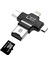 4 In 1 Ios Android Type-C Lightning Usb-A Microsd Tf Kart Okuyucu 1