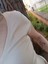 V Yaka Modal Karışımlı Bej Basic T-Shirt 3