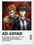 Death Note Anime Serisi Özelleştirilebilir Poster Kart 1