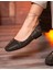 (Shoes) Taş Detaylı Kadın Babet Siyah 5