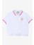 Ekru Kız Çocuk Polo Yaka Relaxed Baskılı T-Shirt C4SG-TST4180 1