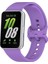 Samsung Galaxy Fit 3 Ile Uyumlu Silikon Spor Kordonlu Klasik Kayış Kordon 1