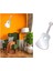 AYNALI DUVAR ÇIKARTMA STICKER DEKORATİF DUVAR KAĞIDI,SÜS GİTAR ŞEKİLLİ 34X15X0,6CM 7