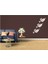 AYNALI DUVAR ÇIKARTMA STICKER DEKORATİF DUVAR KAĞIDI,SÜS İKİ ADET KALP ŞEKİLLİ 20X11X0,6CM 1