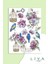 Flower Sticker Planner Ajanda Bullet Journal Için Uygun Set 1