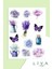 Flower Sticker Planner Ajanda Bullet Journal Için Uygun Set 1