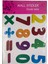 DUVAR ÇIKARTMA STICKER DEKORATİF DUVAR KAĞIDI,SÜS RAKAMLI DESEN PVC 48X33X0,5CM 9