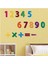 DUVAR ÇIKARTMA STICKER DEKORATİF DUVAR KAĞIDI,SÜS İKİ ADET RAKAMLI DESEN PVC 48X33X0,5CM 1
