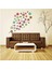DUVAR ÇIKARTMA STICKER DEKORATİF DUVAR KAĞIDI,SÜS İKİ ADET GEOMETRİK HALKALI PVC 48X33X0,5CM 1