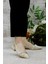 01-901 Saten Fashion Arkası Açık Taşlı Kadın Babet 1