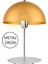 Gold Metal Mantar Abajur Modern Yatak Odası Salon Masa ve Gece Lambası 2