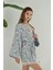 Pamuk Dokuma Tasarım Mini Kimono 1