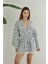 Pamuk Dokuma Tasarım Mini Kimono 4