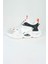 Tasarım Yüksek Tabanlı Beyaz Erkek Sneaker 5