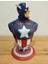 Captain America Ilk Intikam Boyalı Büst 12 cm 3