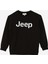 Siyah Erkek Çocuk Bisiklet Yaka Relaxed Baskılı Sweatshirt C4Sb-Swt4010 1