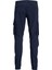 Normal Bel Normal Paça Lacivert Erkek Pantolon Jpstkane Jjnoah Cuffed Cargo Noos 1