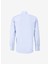 Slim Fit Italyan Yaka Mavi Erkek Gömlek BBSS24MSH015 2