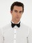 Erkek Beyaz Slim Fit Manşetli Pamuk Karışımlı Smokin Gömlek 50285569-VR013 2