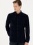 Erkek Lacivert Regular Fit Uzun Kollu Kadife Gömlek 50276943-VR033 1