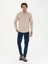 Erkek Bej Slim Fit Uzun Kollu Gömlek 50279988-VR011 4