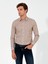 Erkek Haki Slim Fit Uzun Kollu Gömlek 50255589-VR027 2
