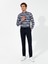 Erkek Gri Slim Fit Uzun Kollu Gömlek 50255330-VR024 4