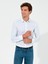 Erkek Beyaz Slim Fit Uzun Kollu Gömlek 50255635-VR013 1