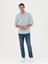 Erkek Açık Mavi Slim Fit Uzun Kollu Gömlek 50265476-VR003 4