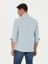 Erkek Açık Mavi Slim Fit Uzun Kollu Gömlek 50265476-VR003 5