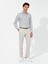 Erkek Haki Slim Fit Uzun Kollu Gömlek 50255606-VR027 4