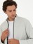 Erkek Taş Pamuk Karışımlı Tam Fermuarlı Sweatshirt 50275618-VR049 2