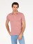 Erkek Pudra Polo Yaka Slim Fit Basic Merserize T-shirt 50265364-VR042 1