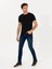 Erkek Siyah Bisiklet Yaka Slim Fit Basic T-Shirt 50263987-VR046 6