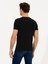 Erkek Siyah Bisiklet Yaka Slim Fit Basic T-Shirt 50263987-VR046 2