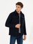 Erkek Lacivert Oversize Uzun Kollu Ceket Gömlek 50264075-VR033 3