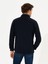 Erkek Lacivert Oversize Uzun Kollu Ceket Gömlek 50264075-VR033 5
