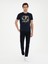Erkek Lacivert Slim Fit Bisiklet Yaka T-shirt 50284398-VR033 4