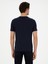 Erkek Lacivert Slim Fit Bisiklet Yaka T-shirt 50284398-VR033 5