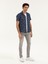 Erkek Lacivert Regular Fit Kısa Kollu Gömlek 50284428-VR033 4