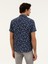 Erkek Lacivert Regular Fit Kısa Kollu Gömlek 50284428-VR033 5