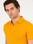 Erkek Koyu Sarı Polo Yaka Slim Fit Basic Merserize T-shirt 50265364-VR094 3