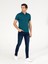 Erkek Zümrüt Polo Yaka Slim Fit Basic Merserize T-shirt 50265364-VR055 3