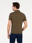 Erkek Haki Polo Yaka Slim Fit Basic Merserize T-shirt 50265364-VR027 5
